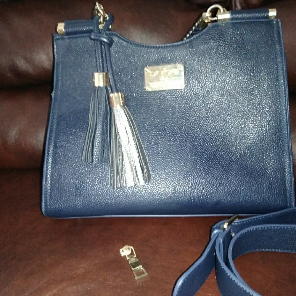 Navy Blue bebe purse